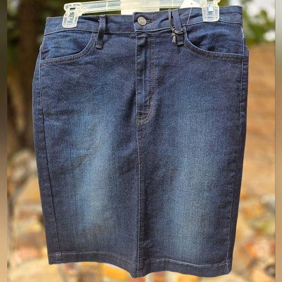 Just Black Dresses & Skirts - NWT Just Black Indigo Denim Skirt